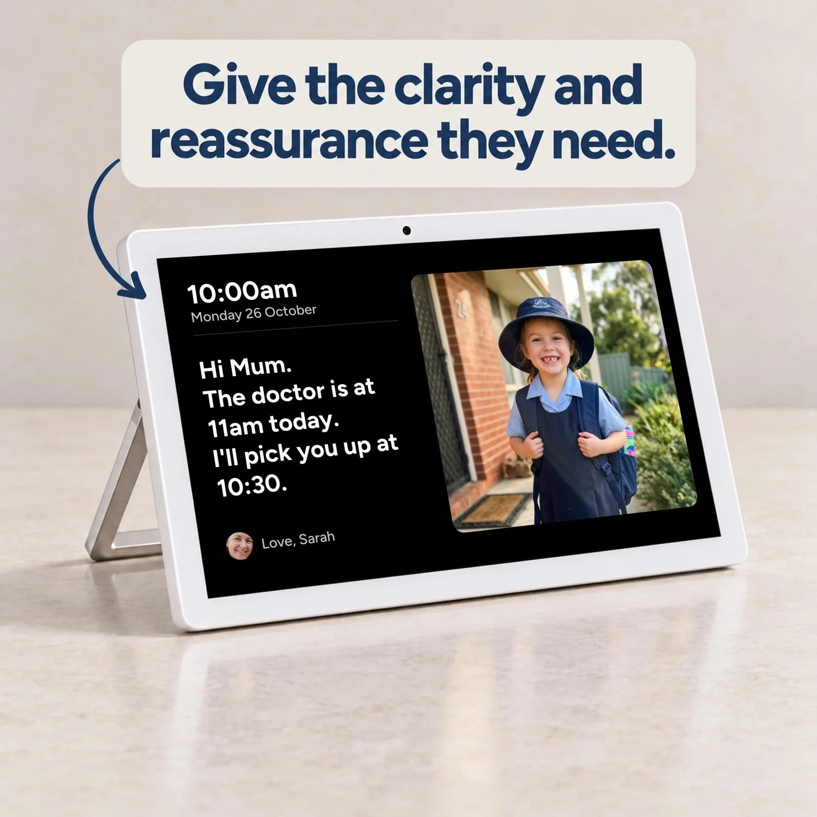 Show Give the clarity and reassurance they need